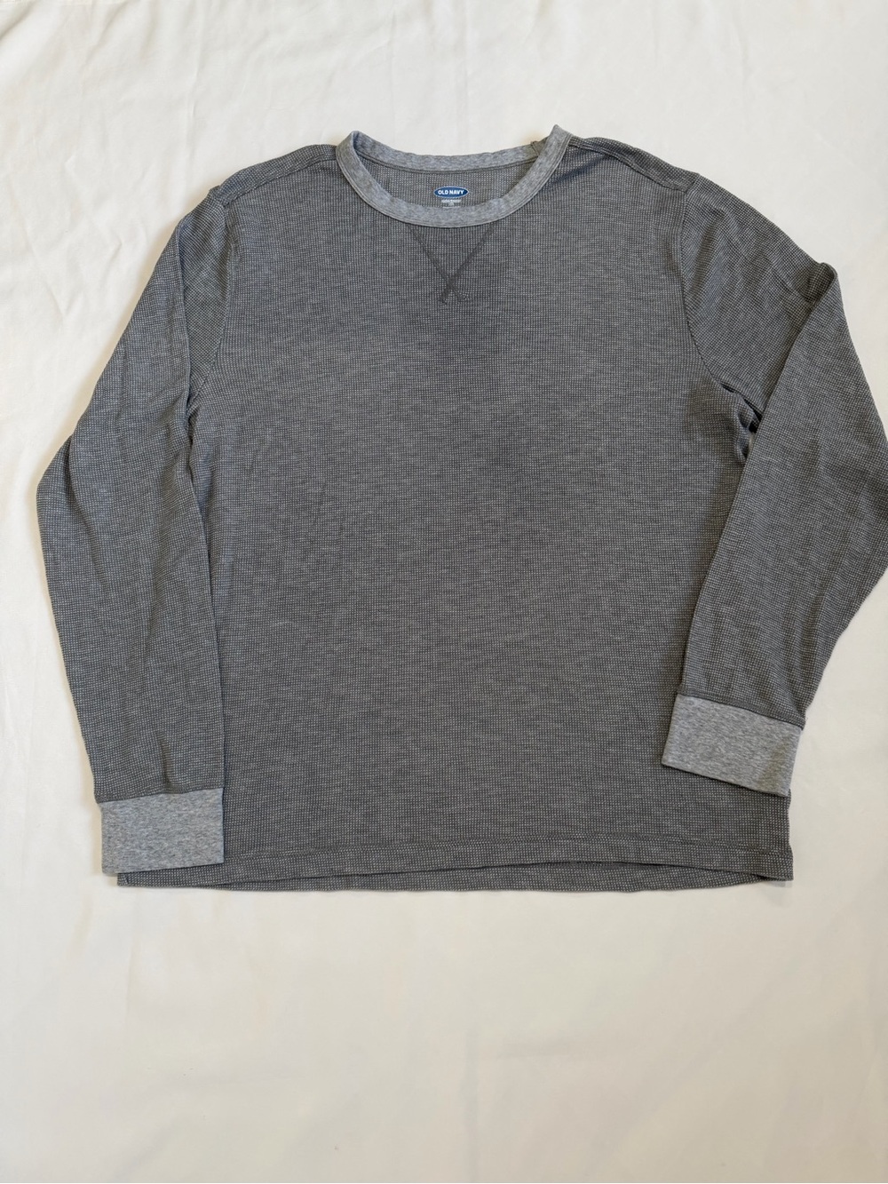 Old Navy Men's Charcoal Gray Long-Sleeve Crewneck sz XXL. T086